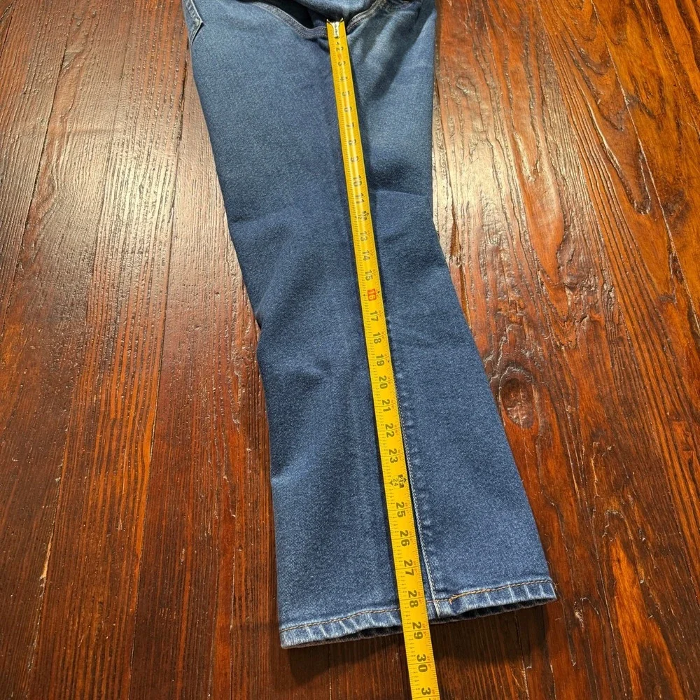 Levis 517 Jeans‎ Mens 38x30 Blue Dark Wash Bootcut Faded Whiskers Cowboy Western